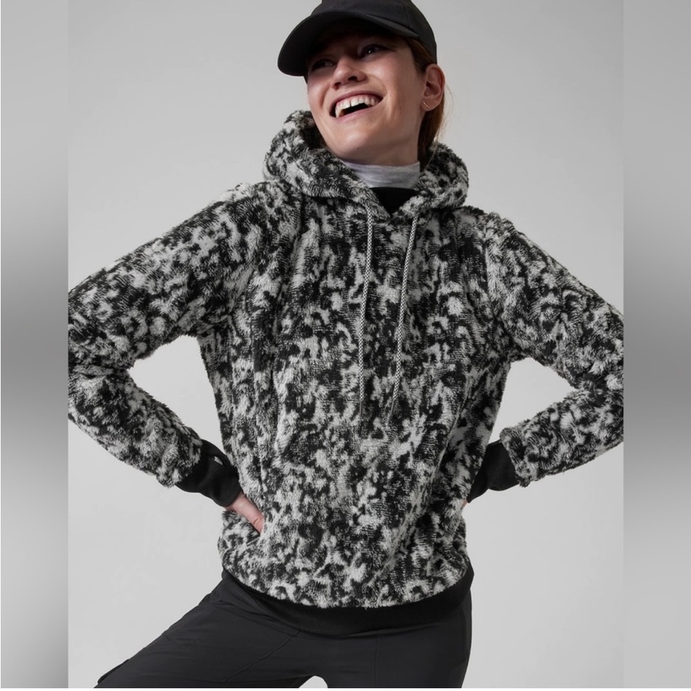 Athleta Tugga Sherpa Jacquard Hoodie